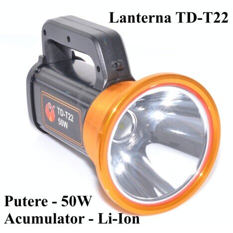 LANTERNA CU LED 50W + 50W 12 LED ,TD-T22